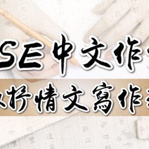 DSE中文作文記敘抒情文寫作理論