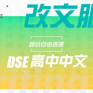 DSE 中文改文服務（自選題目）