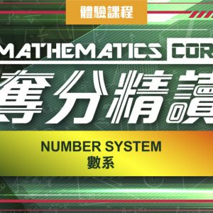 Number System 數系 (DSE 一堂體驗優惠)