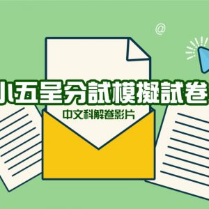 小五呈分試模擬試解卷（中文）