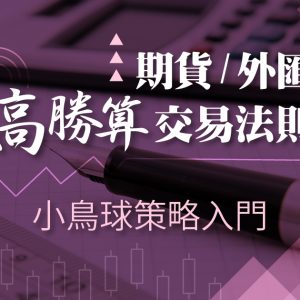 【期貨】期貨 / 外匯高勝算交易法則 – 小鳥球策略入門